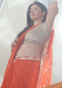 Lakshmi Rai Hot Navel Show Photos in Kanchana Movie 2