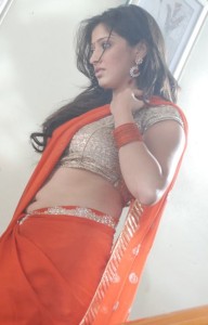 Lakshmi Rai Hot Navel Show Photos in Kanchana Movie 7