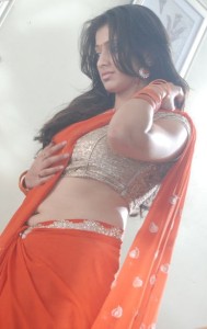 Lakshmi Rai Hot Navel Show Photos in Kanchana Movie 8