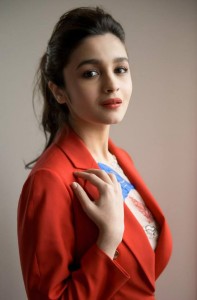 Alia Bhatt Latest Cute Photos in Red Dress At Highway Movie Promotion