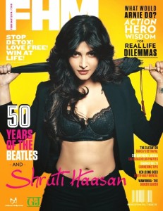 Shruti Hassan FHM Magazine February 2014 Photos