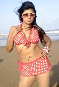 Aarthi Puri Hot Photos At Beach 