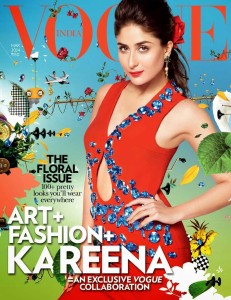 Kareena Kapoor On The Cover Page Of Vogue India Magazine March 2014 