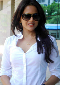Bollywood Actress Sameera Reddy Sexy Pics in White Shirt