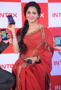 Anushka At Intex Smartphone Launch Pictures Gallery