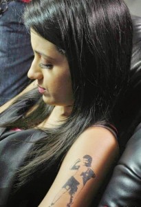 Actress Trisha Latest Tattoo Photos